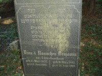 Grabstein  Nannchen (Chana) Benjamin