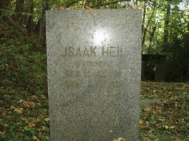 Grabstein  Isaak Heil
