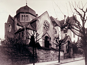 Synagoge in der Ehretstrae 5 um 1910