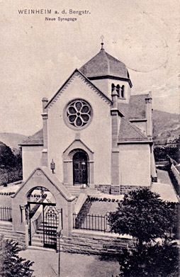 Aussenansicht der Synagoge